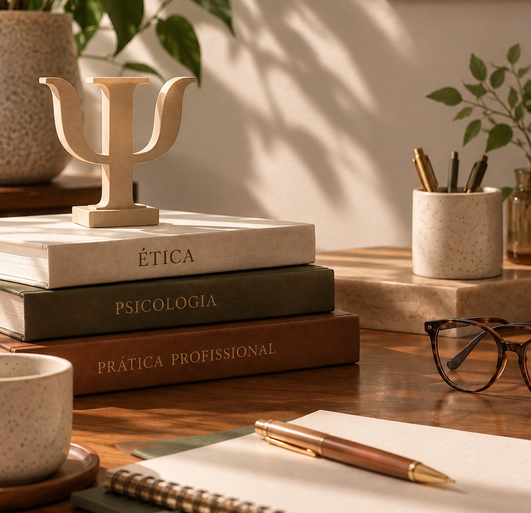 Livros sobre ética, psicologia e prática profissional